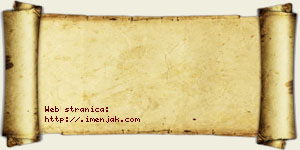 Isak Sretenović vizit kartica